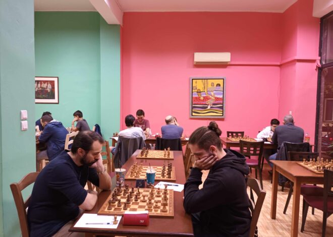 Άρχισαν το 5ο Open Γιάννης Σταματόπουλος και το Εορταστικό Open Chess Square 2023
