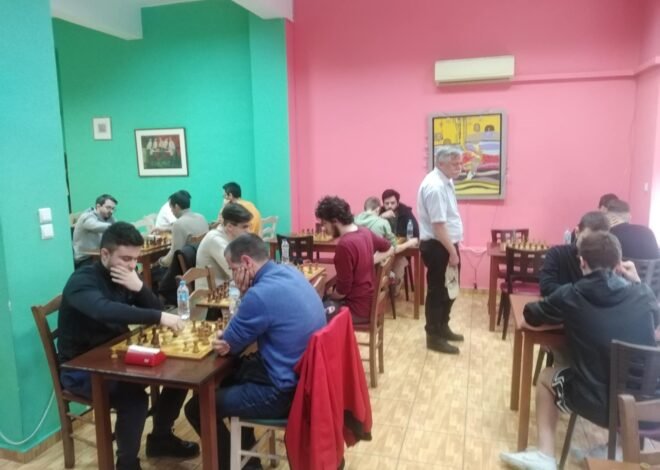 Tο Πασχαλινό-39ο Blitz Αμπελοκήπων-Αποτελέσματα