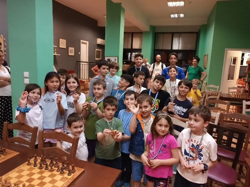 Το Παιδικό –Νεανικό (κάτω των 18) σκακιστικό Rapid Ιουνίου Chess Square 2025-Αποτελέσματα.