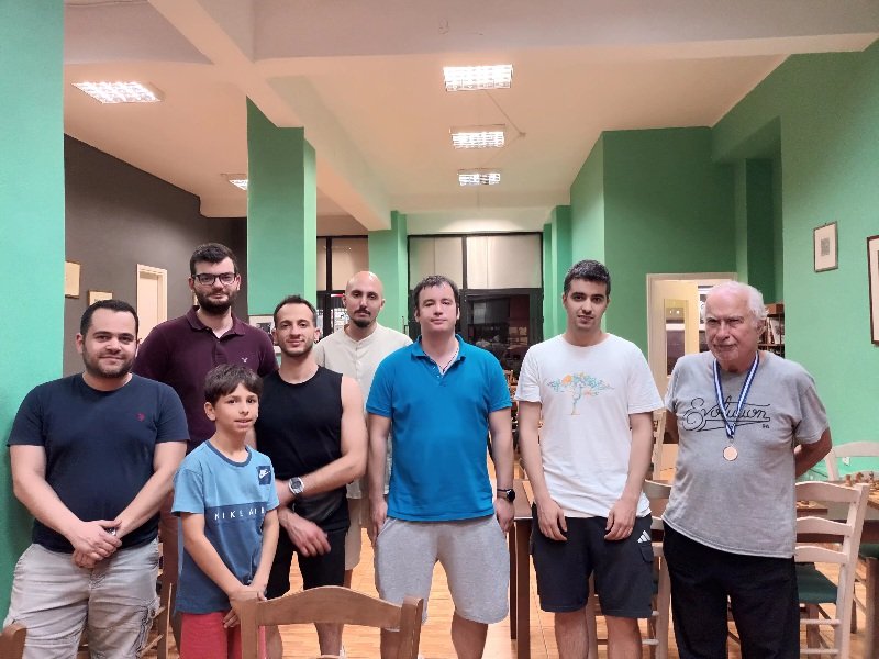 Την Κυριακή 8 Ιουνίου το 1o Rapid Ιουνίου Chess Square 2025-Αποτελέσματα