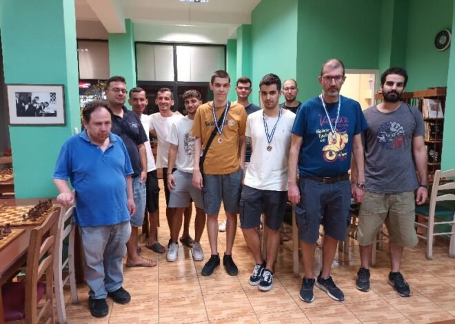 Tο 1o RAPID ΣΕΠΤΕΜΒΡΙΟΥ 2025 CHESS SQUARE-Αποτελέσματα