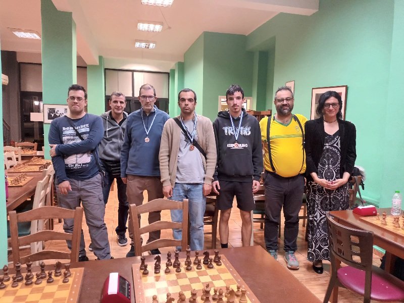 Το 1ο Rapid Οκτωβρίου Chess Square 2025-Αποτελέσματα