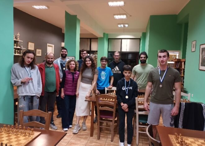 To 3o Rapid Οκτωβρίου Chess Square 2025-Αποτελέσματα