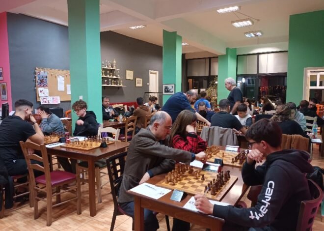 Άρχισαν το 7ο Open Γιάννης Σταματόπουλος & το Εορταστικό Open Chess Square 2025