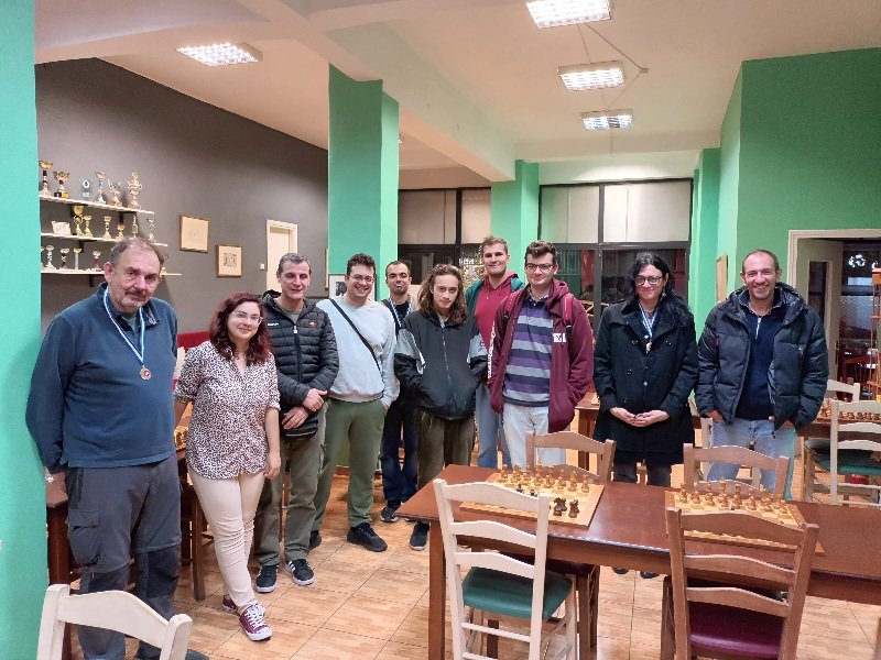To 2o RAPID ΝΟΕΜΒΡΙΟΥ 2025 CHESS SQUARE-Αποτελέσματα