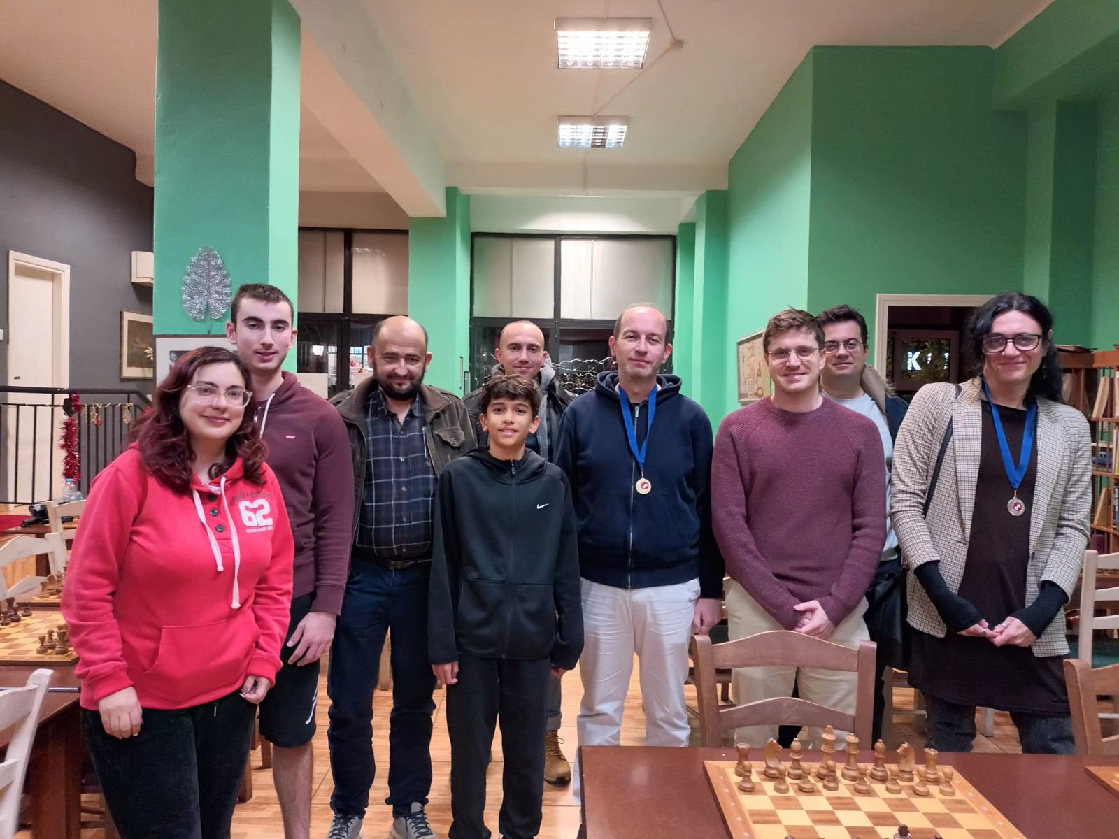 Tο 1ο RAPID Δεκεμβρίου 2025 CHESS SQUARE-Αποτελέσματα
