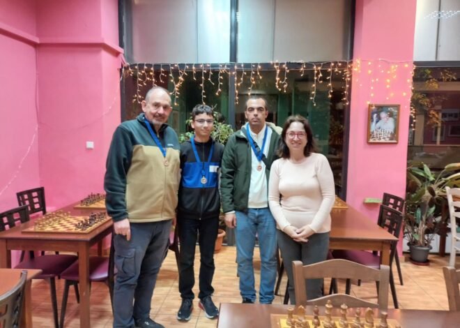 Το 2ο RAPID Δεκεμβρίου 2025 CHESS SQUARE-Αποτελέσματα