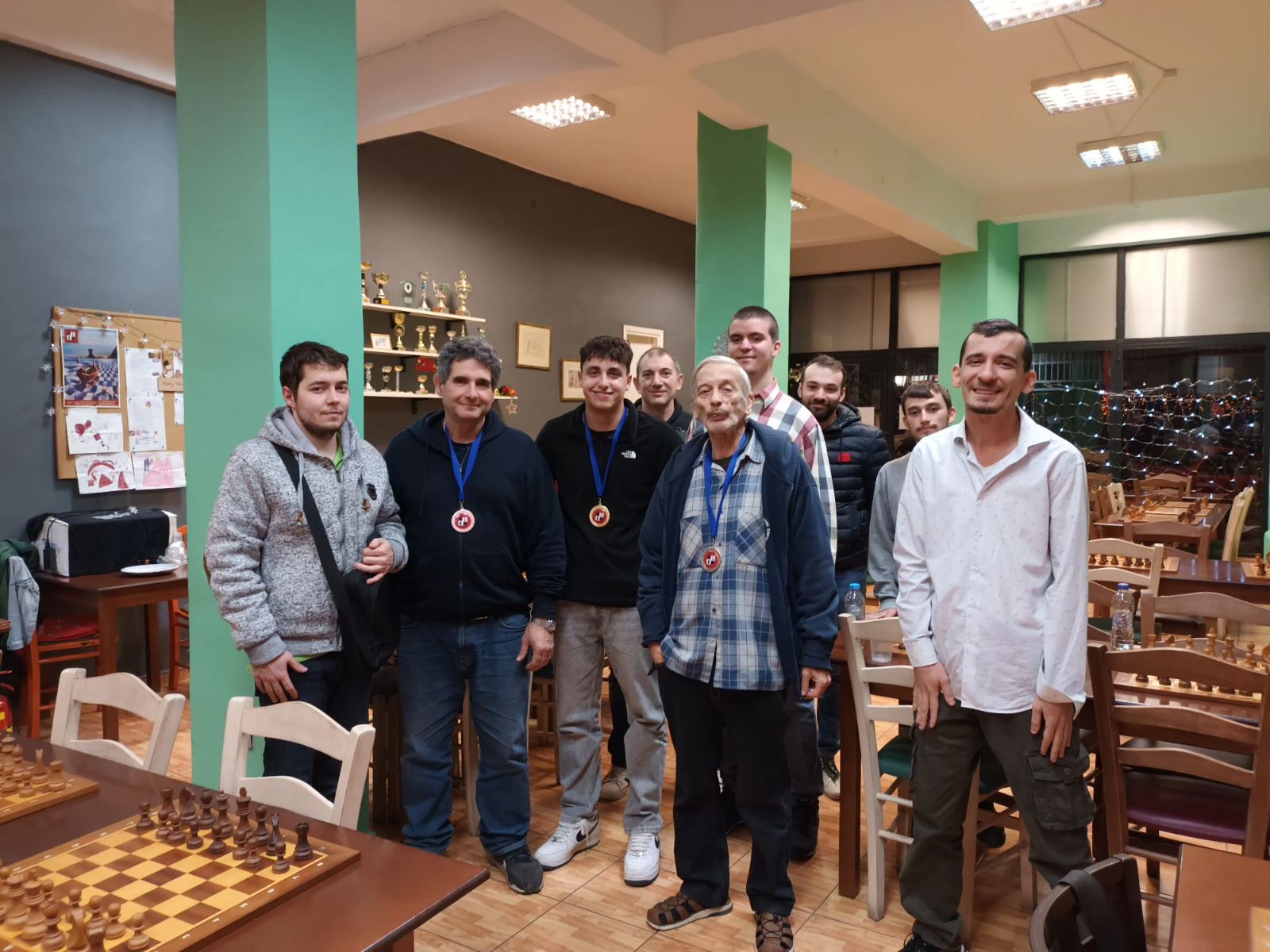 Tο Εορταστικό open Chess Square 2025-Αποτελέσματα