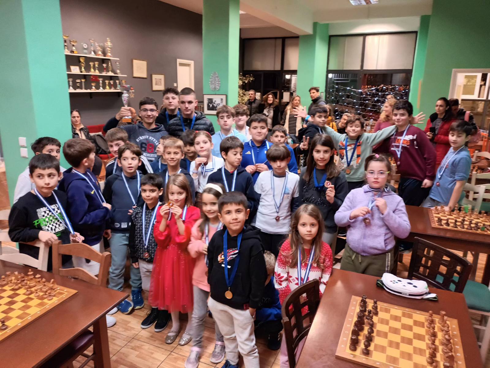 Σκακιστικό Παιδικό –Νεανικό (κάτω των 18)-ΧΡΙΣΤΟΥΓΕΝΝΙΑΤΙΚΟ Rapid Chess Square 2025-Αποτελέσματα