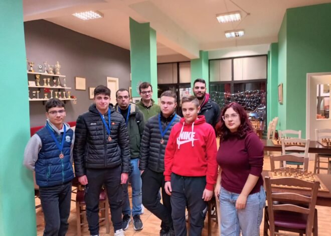 ΧΡΙΣΤΟΥΓΕΝΝΙΑΤΙΚΟ BLITZ CHESSSQUARE 2025-Aποτελέσματα