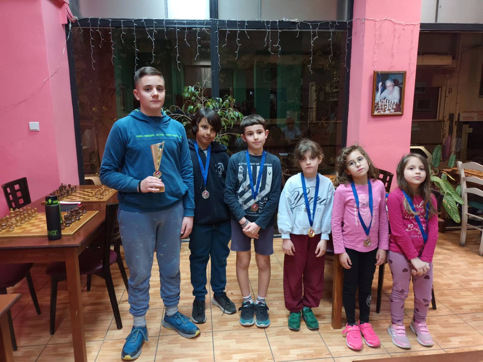 Tο Παιδικό –Νεανικό (κάτω των 18) σκακιστικό RAPID Chess Square Απριλίου