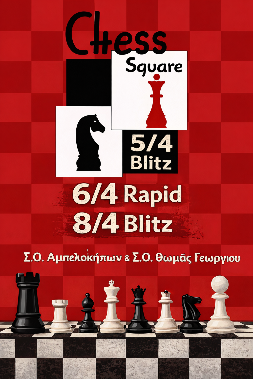 Τουρνουά Blitz & Rapid, Κυριακή 5/4, Μ. Δευτέρα 6/4 & Μ. Τετάρτη 8/4