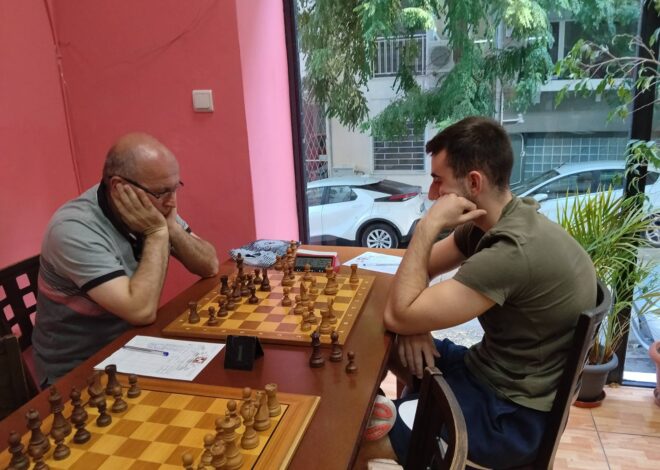 Σήμερα ο τελευταίος γύρος για το 1o Καλοκαιρινό open Chess Square 2026.