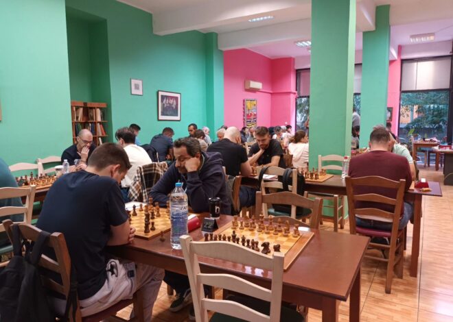 Συνεχίζονται οι διοργανώσεις των  εβδομαδιαίων τουρνουά κλασικού & γρήγορου χρόνου